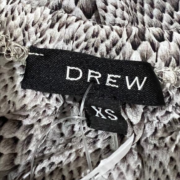 NWT Anthropologie Drew Silk Python Print Drape Front Halter Tunic Top Size XS - Picture 8 of 10